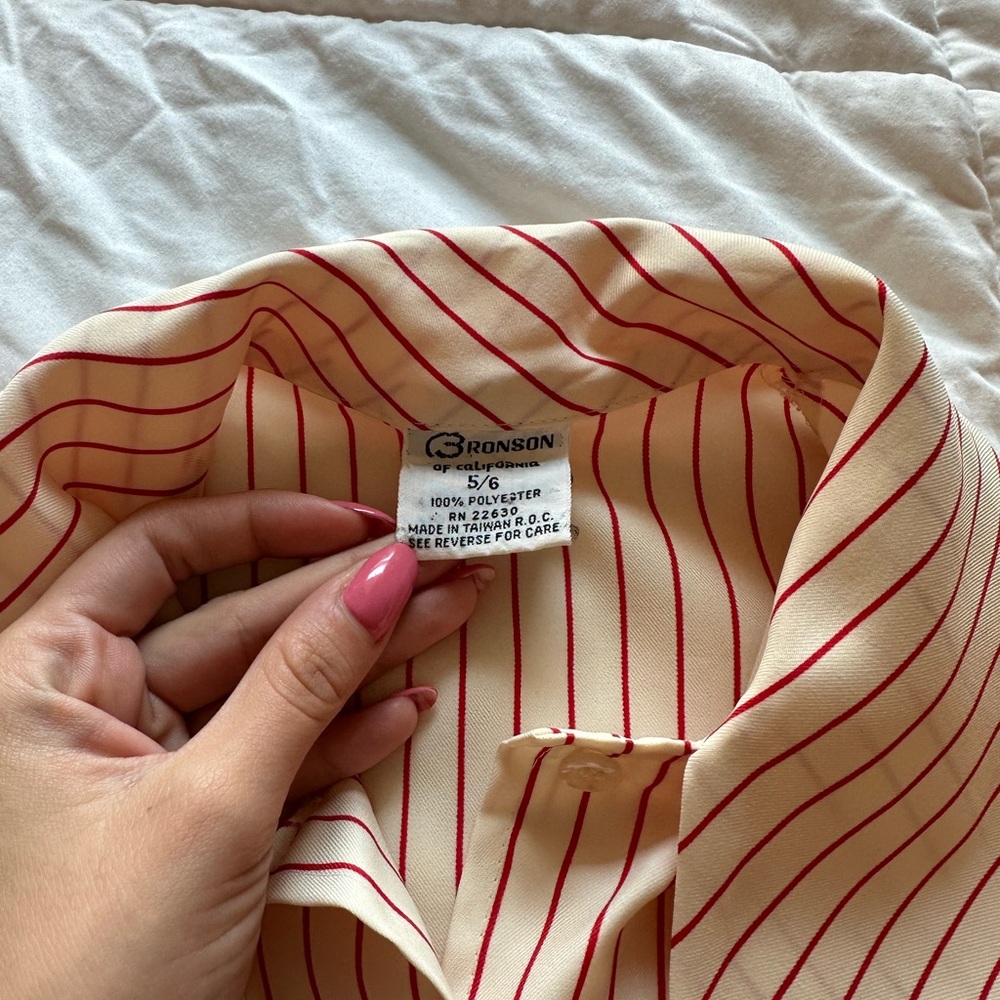Striped Button-Up Shirt - Picture 4 of 8
